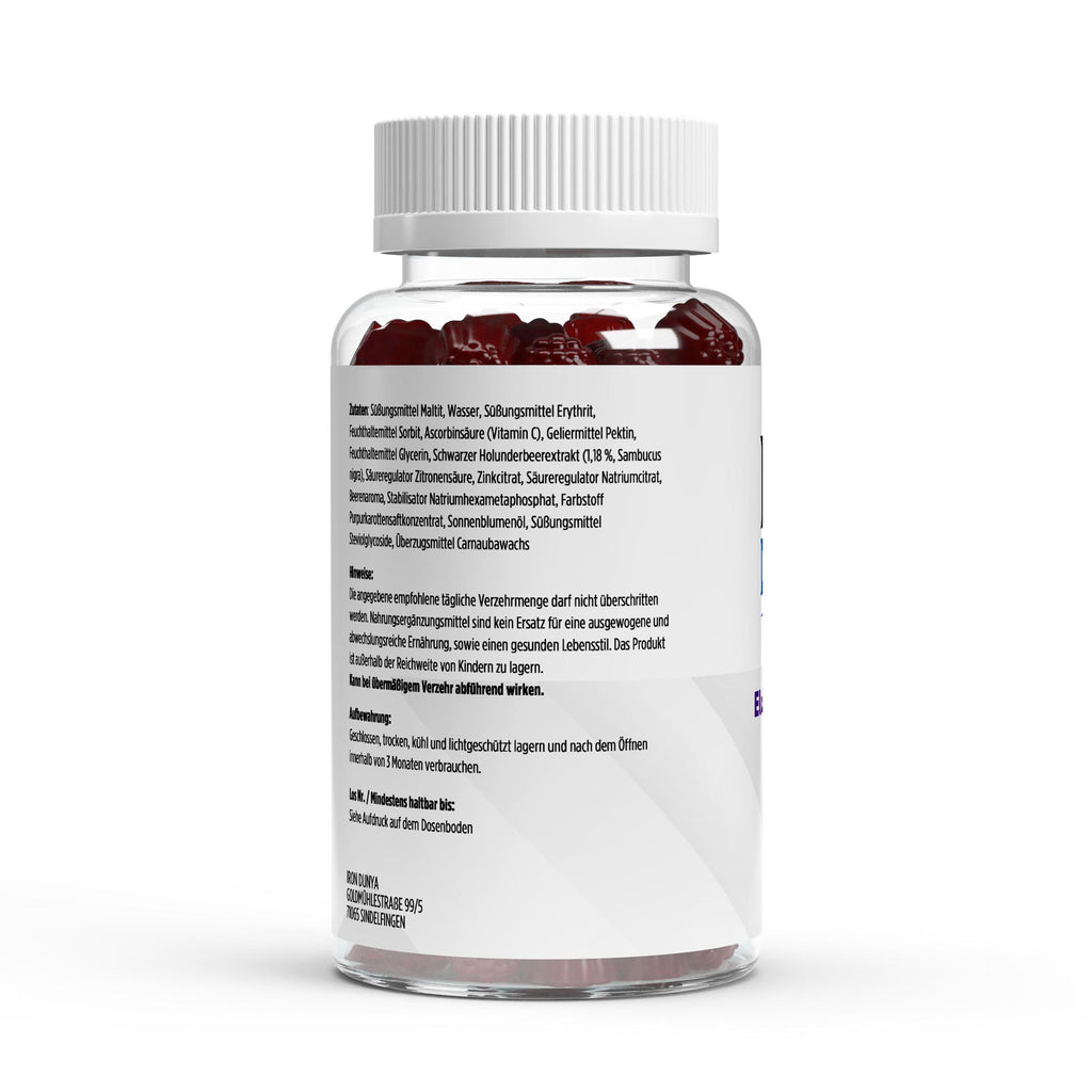 Elderberry + Vitamin C + Zinc Gummies - 60 pcs.