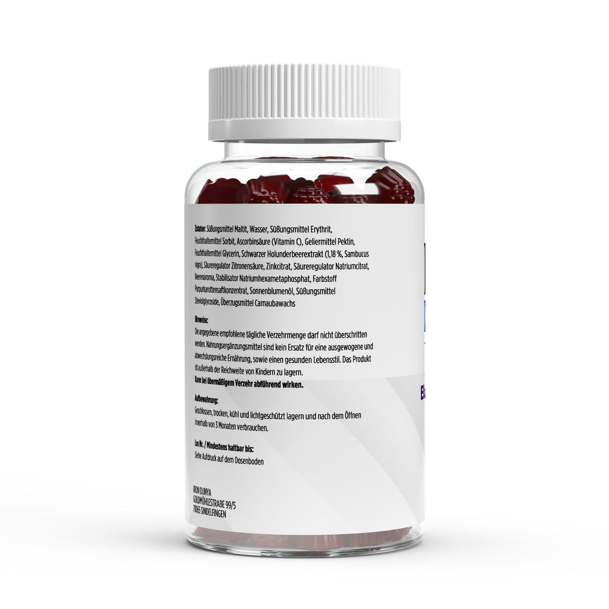Elderberry + Vitamin C + Zinc Gummies - 60 pcs.