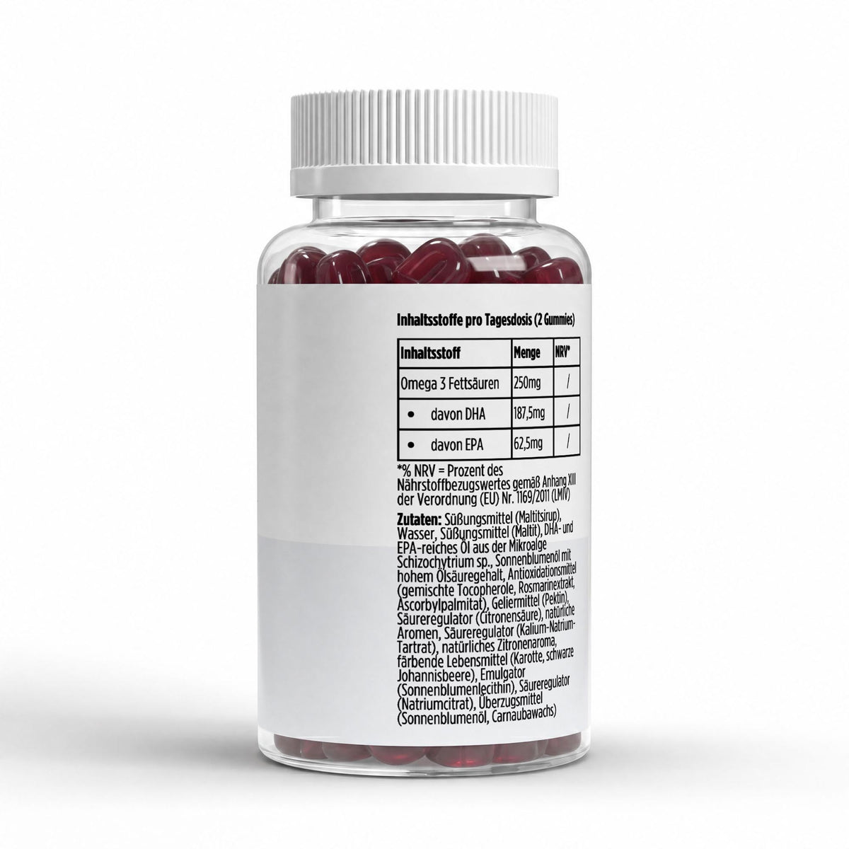 Omega 3 Gummies Kids - Raspberry - 60 vegan Gummies
