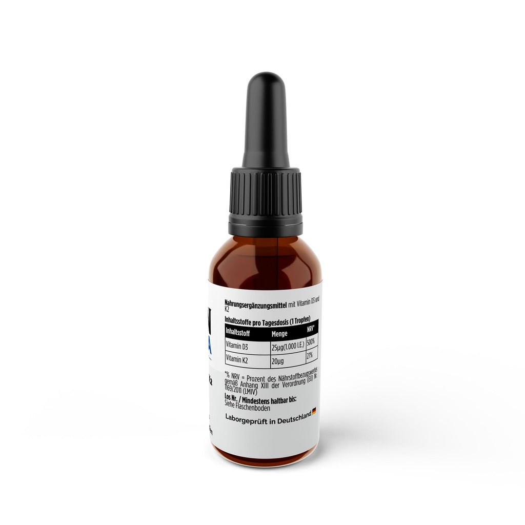 Vitamin D3 + K2 - 1,700 Drops (1,000 I.U.) - 50ml