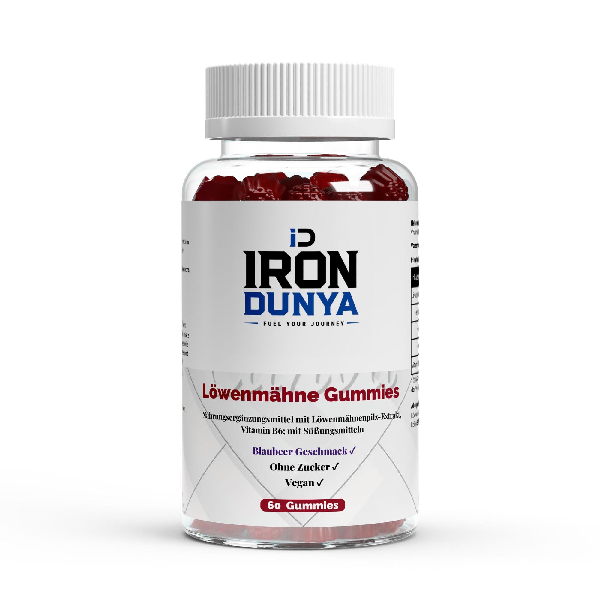 Lion's Mane + Vitamin B6 Gummies - 60 pcs.