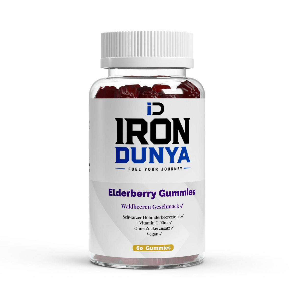 Elderberry + Vitamin C + Zinc Gummies - 60 pcs.