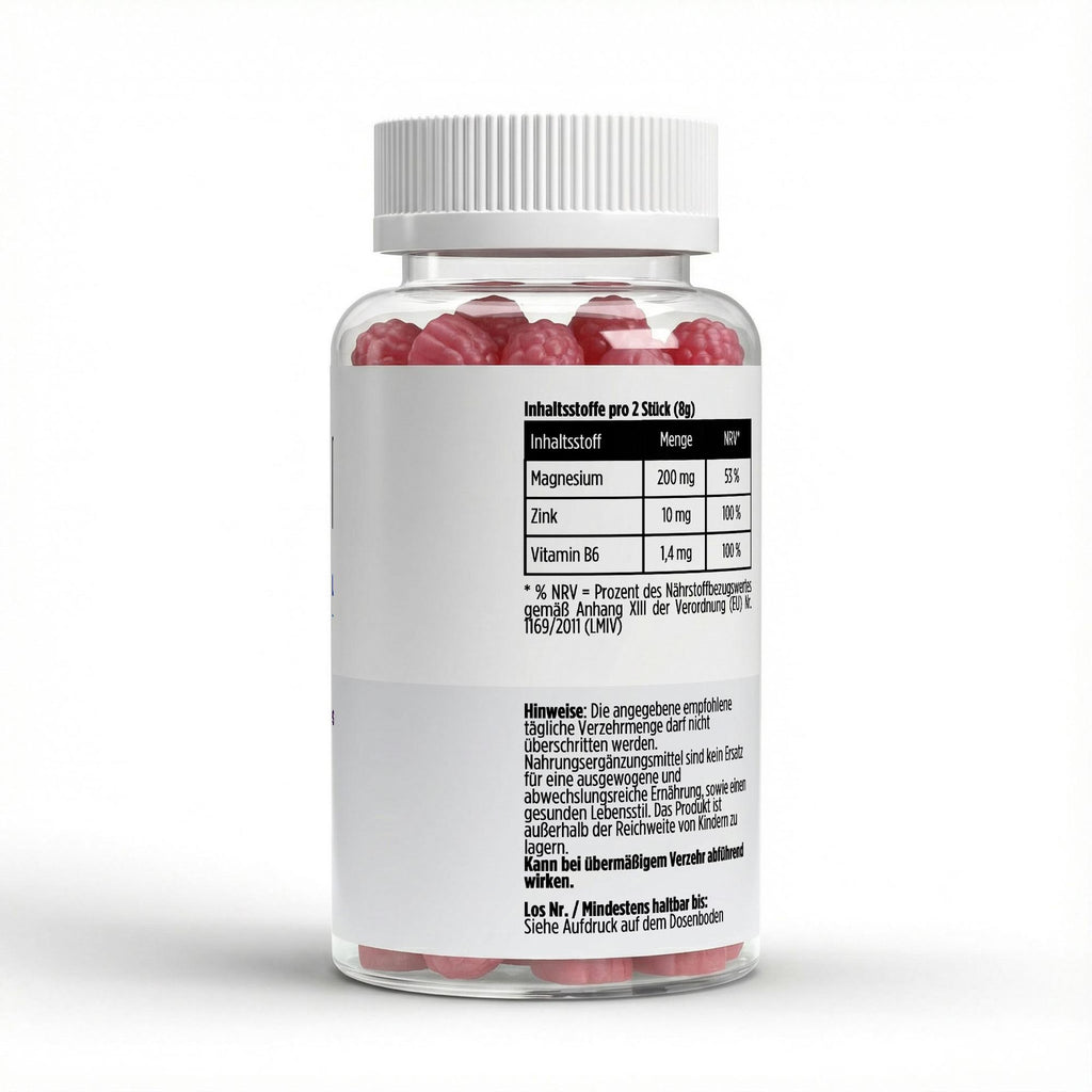 Magnesium + Zinc + B6 Gummies - 60 pcs.