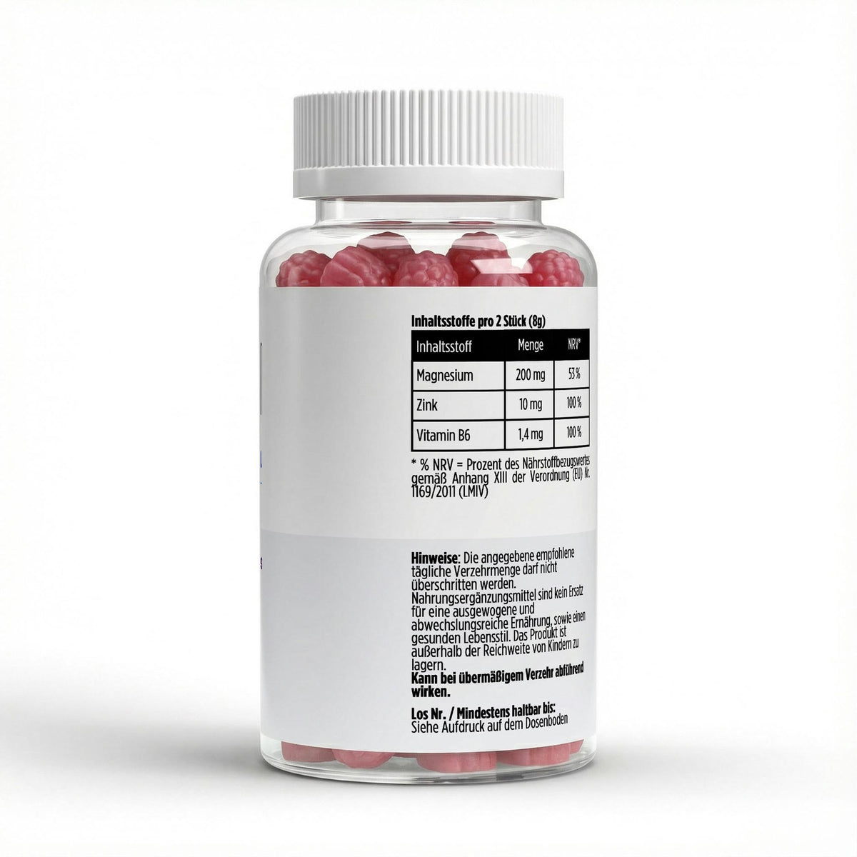 Magnesium + Zinc + B6 Gummies - 60 pcs.