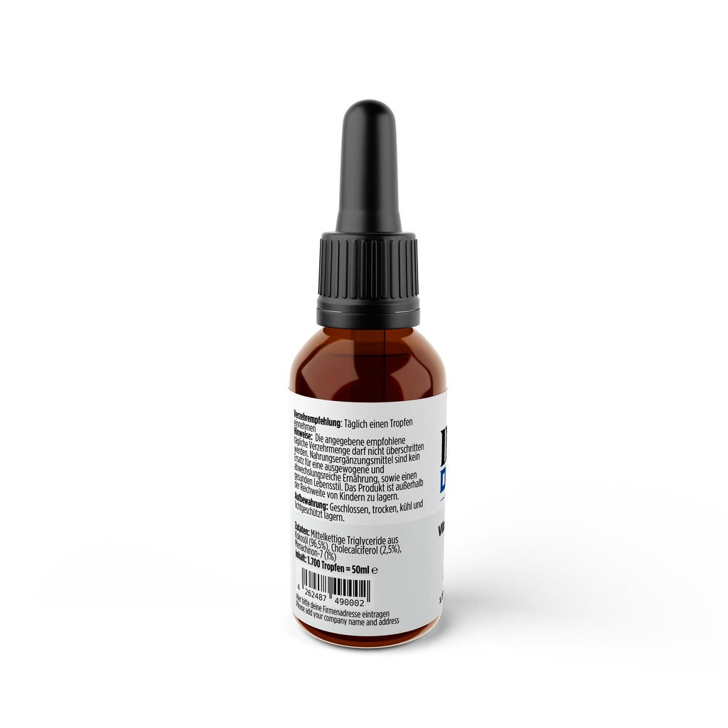 Vitamin D3 + K2 - 1,700 Drops (1,000 I.U.) - 50ml
