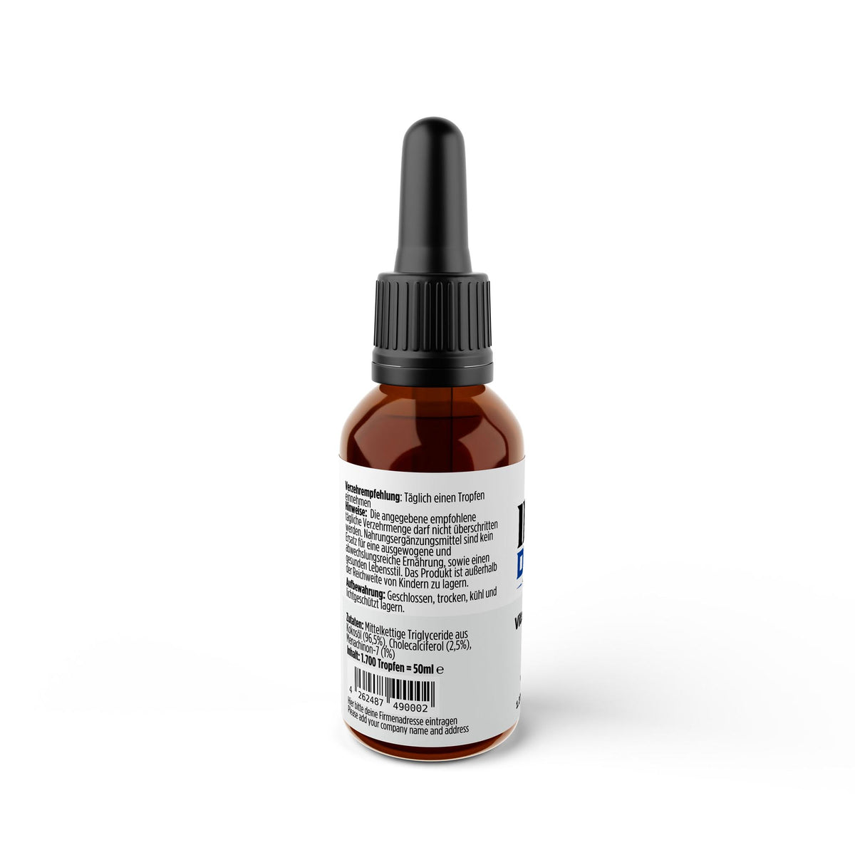 Vitamin D3 + K2 - 1,700 Drops (1,000 I.U.) - 50ml