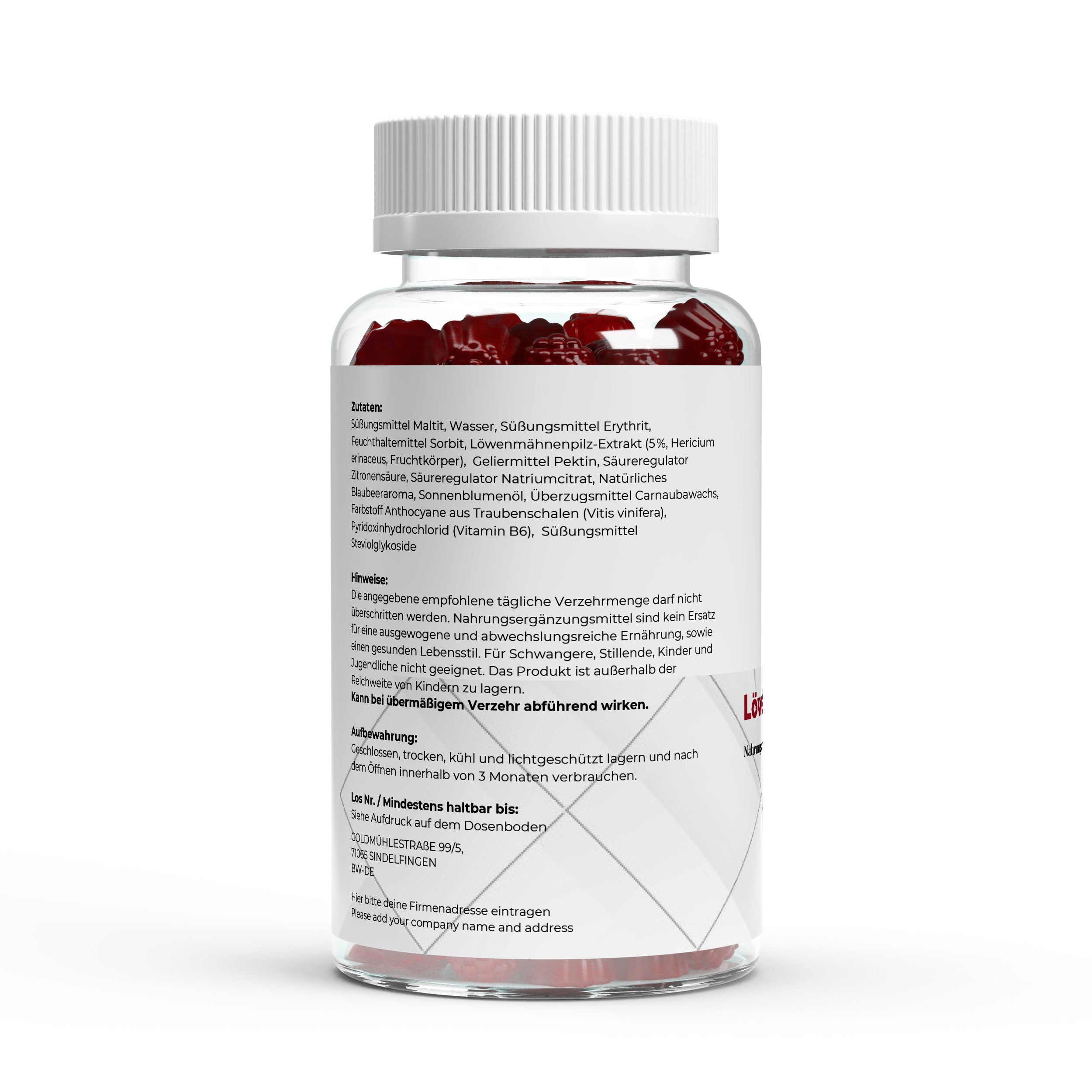 Lion's Mane + Vitamin B6 Gummies - 60 pcs.