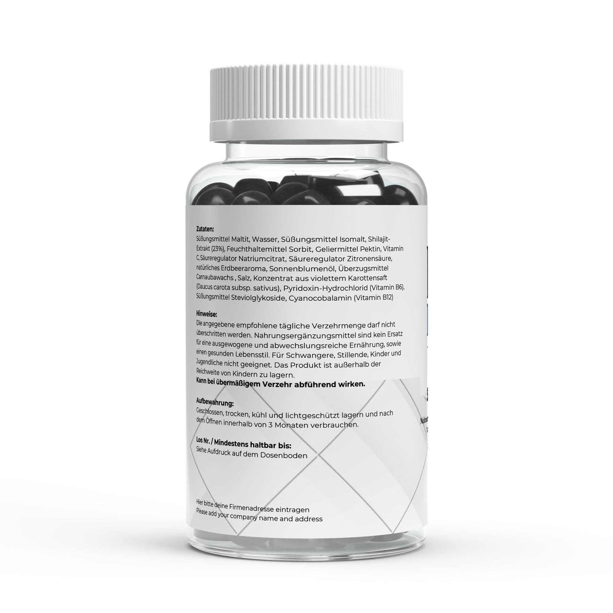Shilajit Gummies + Vitamin C,B6, B12 - 60 pcs.