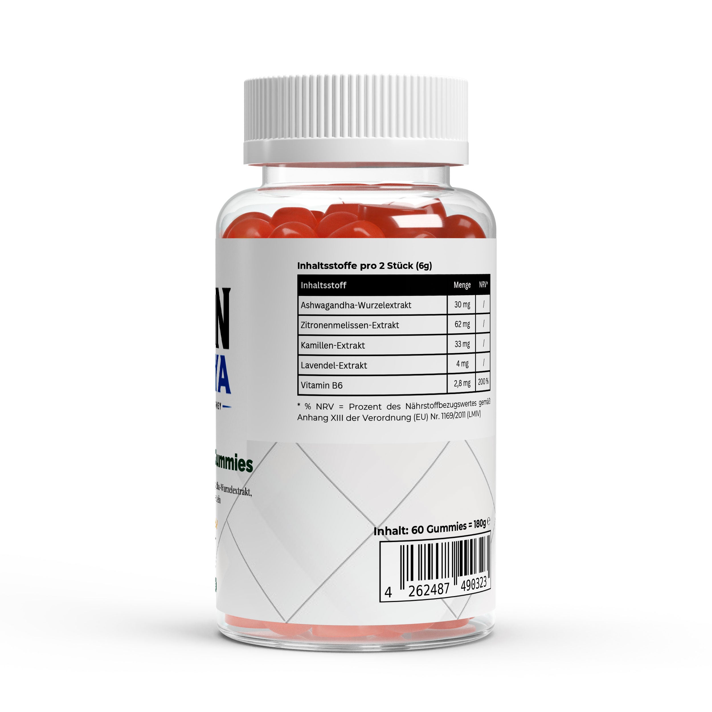 Ashwagandha + Vitamin B6 Gummies - 60 pcs.